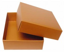 Sleeve-me box without sleeve 93x93x30mm interior hazelnut 